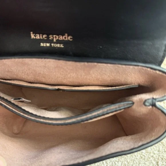 kate spade new york mini Romy Black Croc-Embossed Satchel - Picture 5 of 7